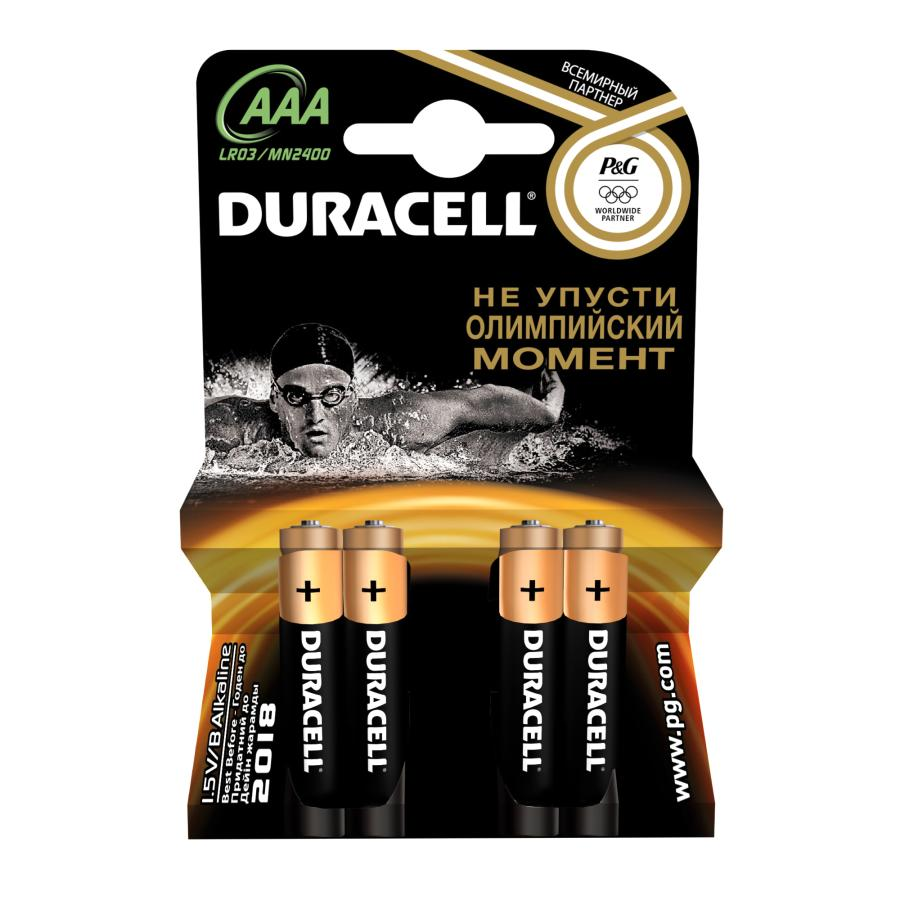Батарейка Duracell Basic CN LR03-4BL AAA 4 шт