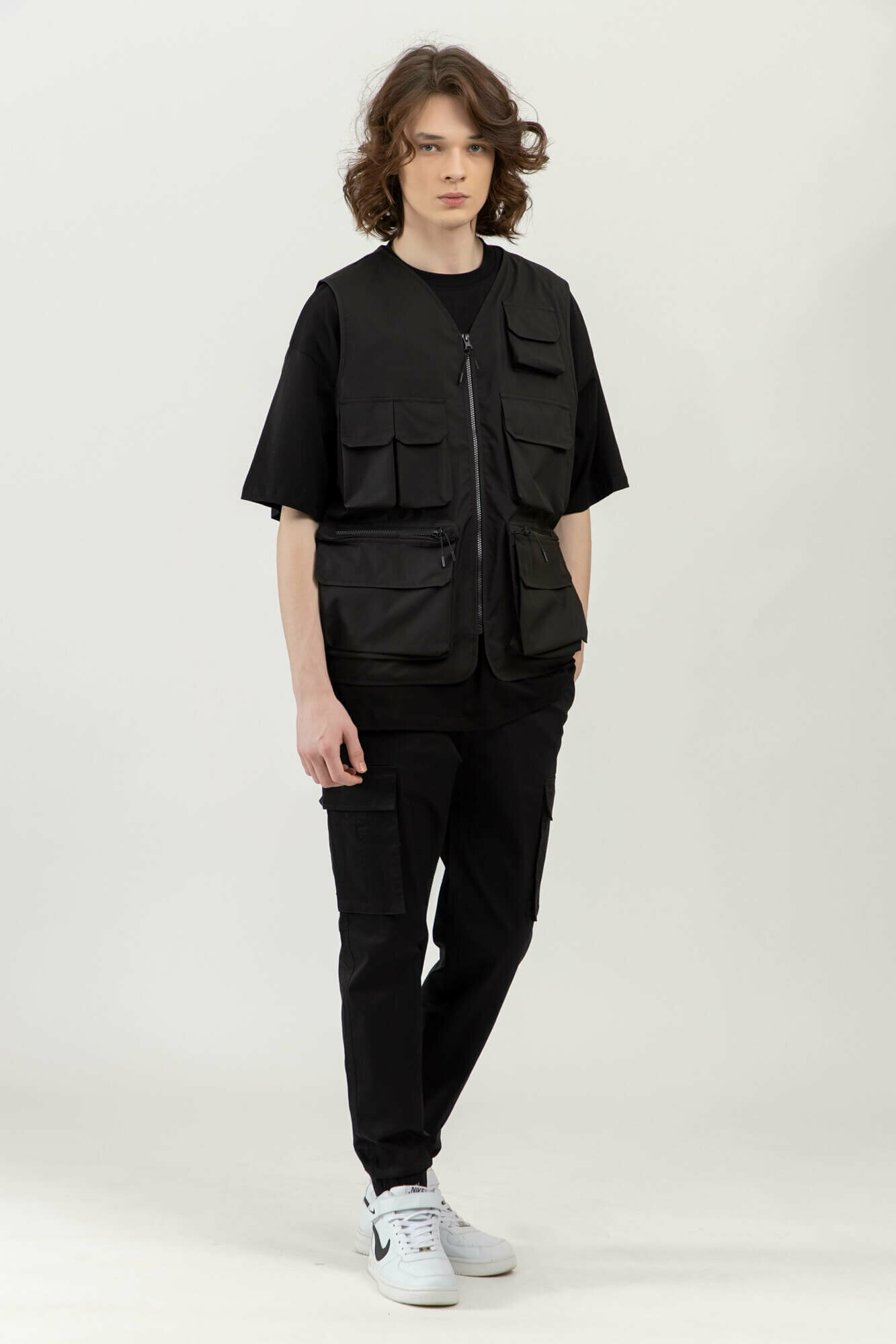 Жилет спортивный TERRA PRO, размер L, black