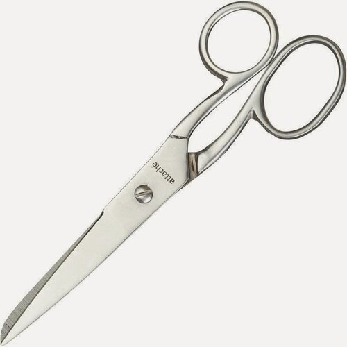 Изображение товара Ножницы Attache Metal 155мм, асимметричные цельнометаллические ручки, остроконечные