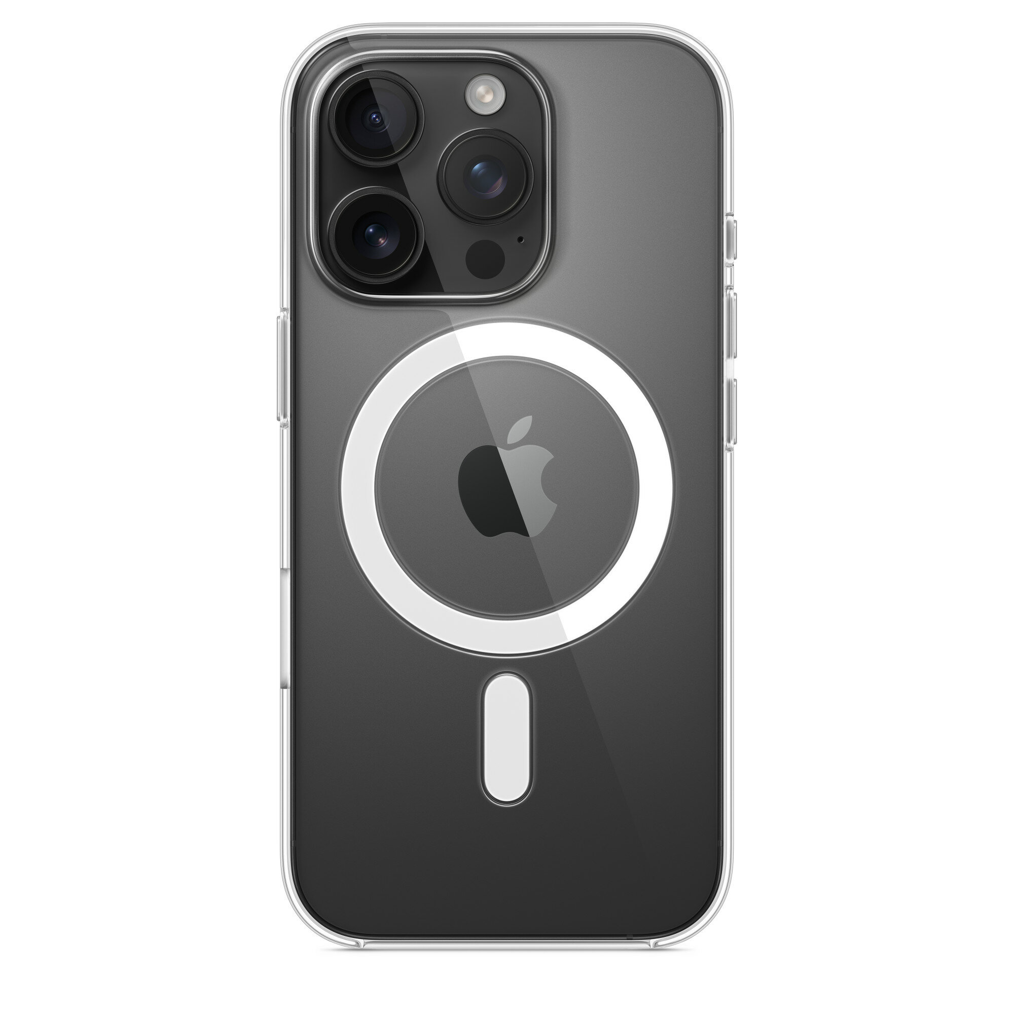 Чехол Apple iPhone 16 Pro Clear Case with MagSafe - Clear Case, прозрачный (поликарбонат) — фото 1