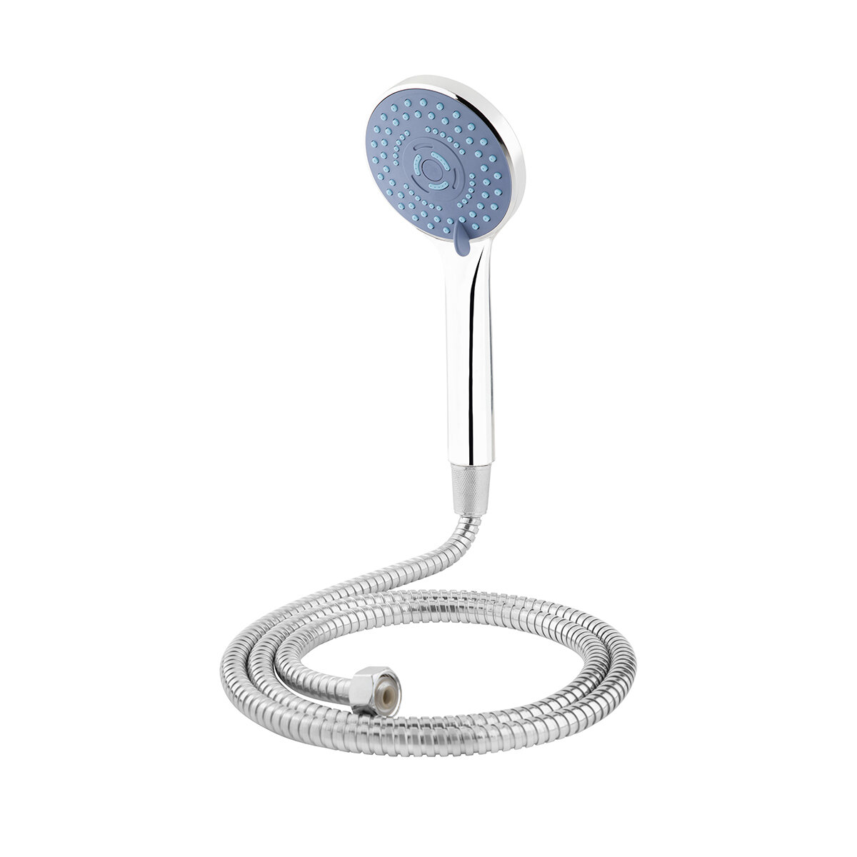 Душевой комплект Рыжий Кот SS-03 хром лейка 5 режимов шланг 15м