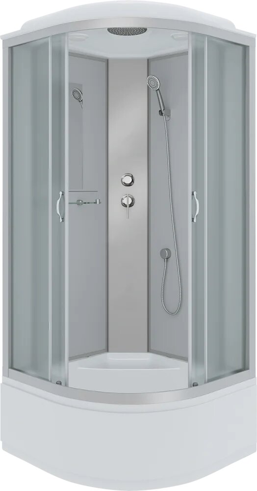 Душевая кабина Niagara NG-2308-14 90х90 с высоким поддоном с сиденьем