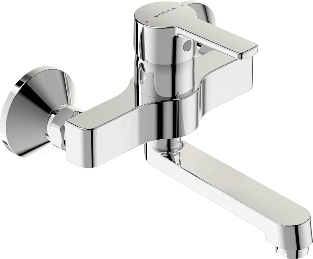 Смеситель для раковины Vidima Uno BA250AA с поворотным изливом хром болгарский