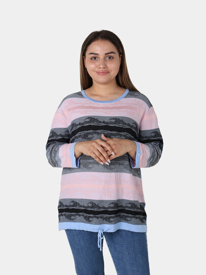 Свитер , размер OneSize, светло-синий — фото 1