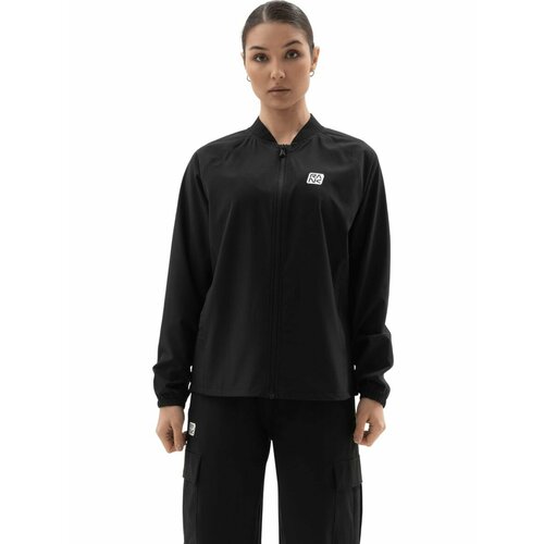фото Толстовка спортивная rank woven jacket, размер s, , черный