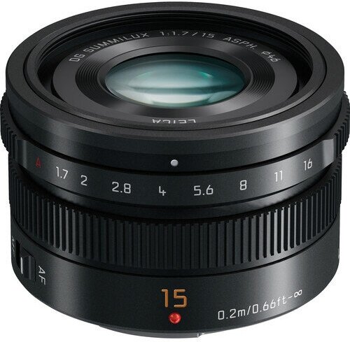 Panasonic Summilux 15mm f/1.7 Asph DG (H-X015E-K)