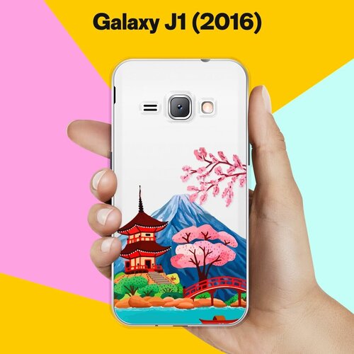 Силиконовый чехол на Samsung Galaxy J1 (2016) Вулкан / для Самсунг Галакси Джей 1 (2016)