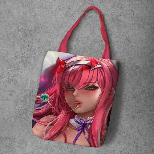 фото Сумка шоппер anime dakimakura, фактура рельефная, мультиколор