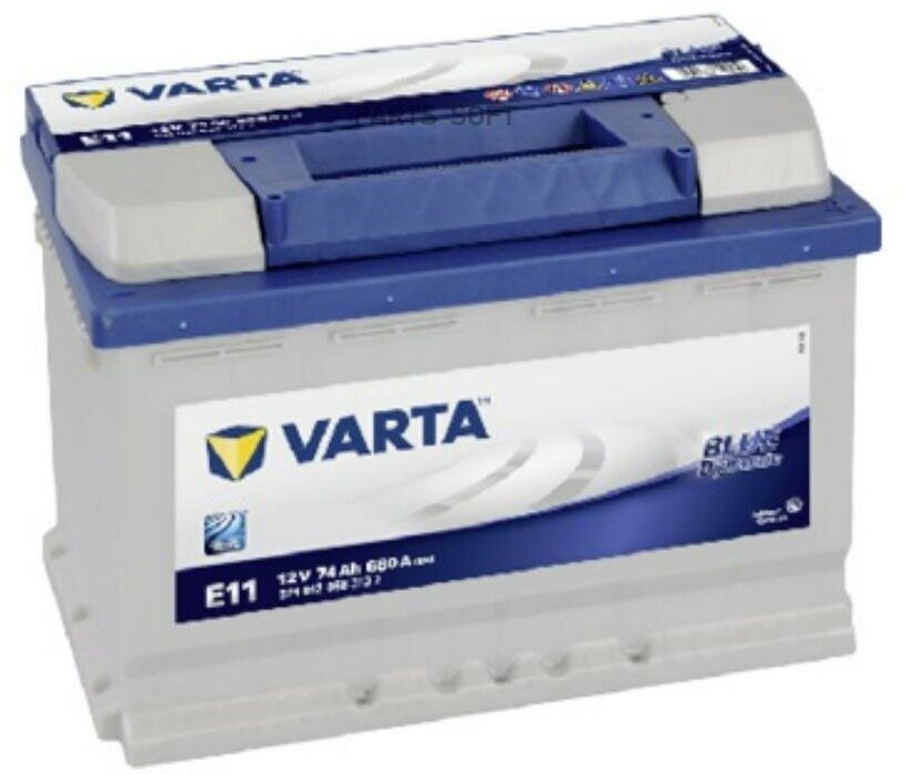 Аккумуляторная батарея Blue Dynamic [12V 74Ah 680A B13] VARTA / арт. 574012068 - (1 шт)