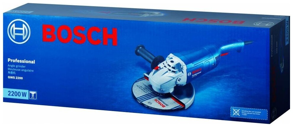 Углошлифовальная машина (болгарка) BOSCH PRO Bosch GWS 2200 180мм - фотография № 14