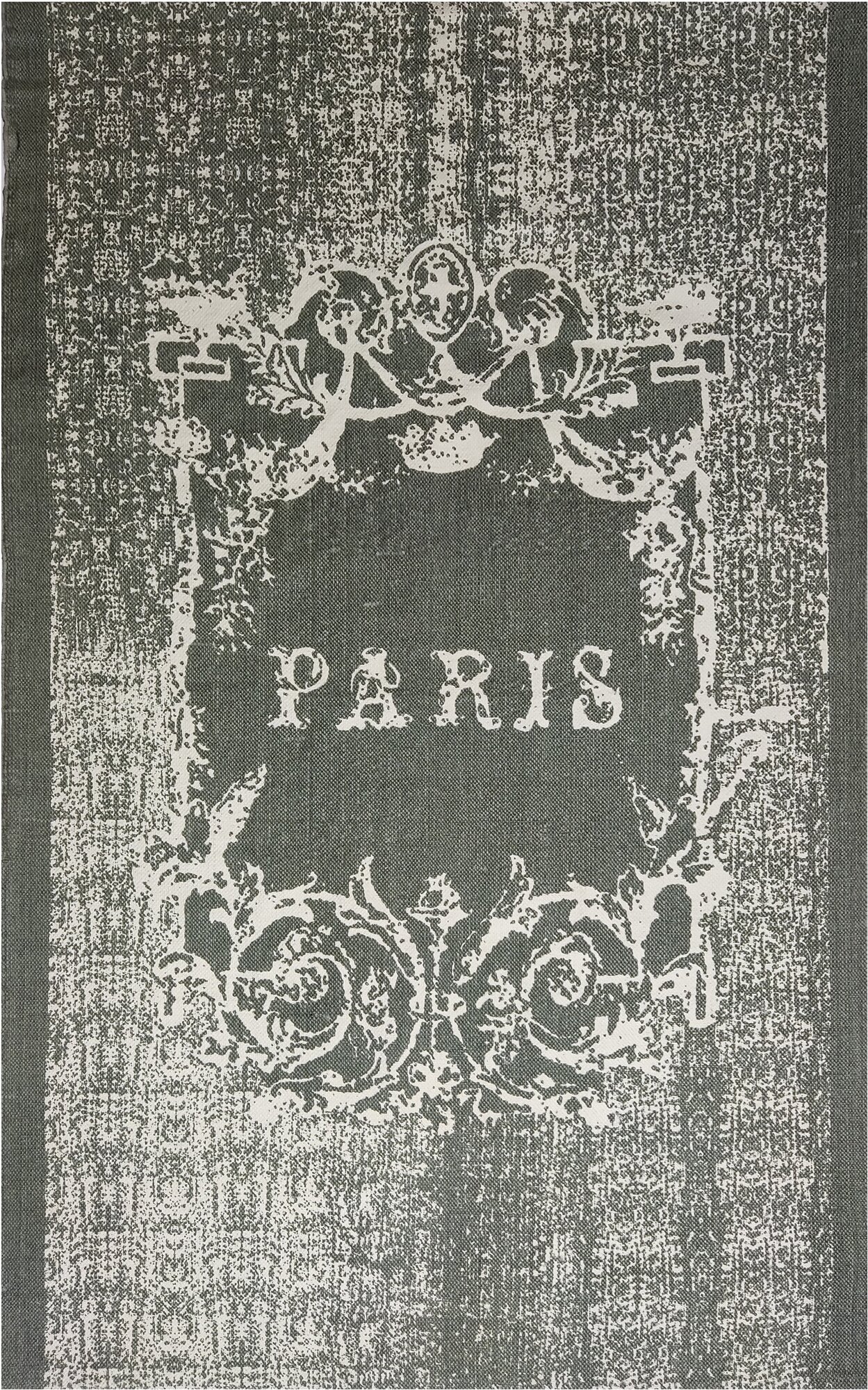 Ковер хлопковый серо-белый 120x180 см Paris - фотография № 1