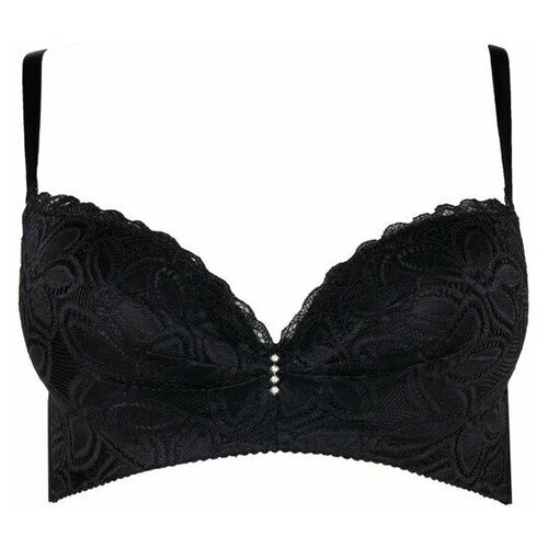 Бюстгальтер женский, цвет чёрный, размер 75В