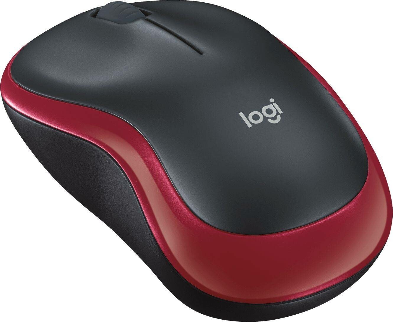 Мышь Logitech Wireless M185 USB Red 910-002237 - фото №5