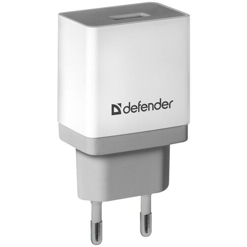 Зарядка USB-устройств от 220В Defender UPA-21 сетевой адаптер defender upa 120 1usb c pd20w белый