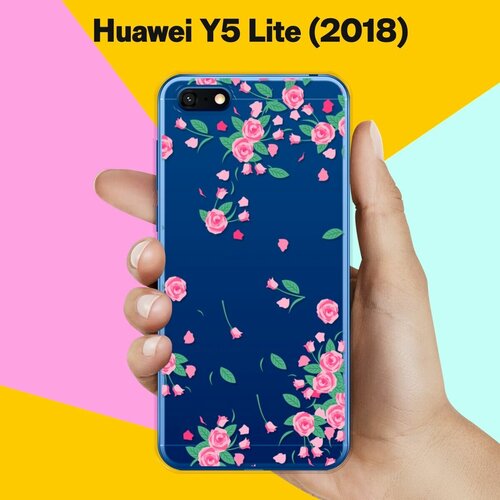 Силиконовый чехол Розочки на Huawei Y5 Lite (2018) силиконовый чехол будни на huawei y5 lite 2018