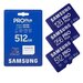 Карта памяти 512 Гб Micro SDXC Samsung PRO Plus Class 10 UHS-I с адаптером [MB-MD512KA/APC]
