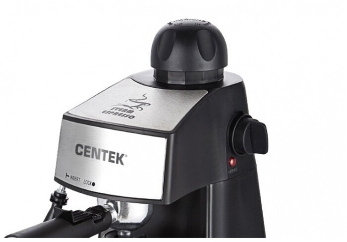 Кофеварка Centek CT-1160, рожковая, 800 Вт, 0.24 л, чёрная - фотография № 2