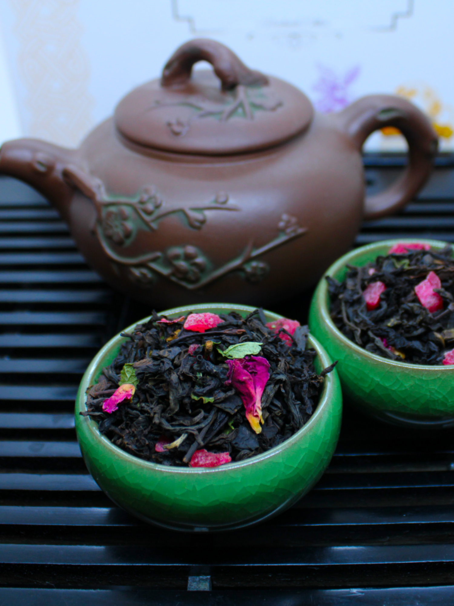 Чай цветочно- ягодный "Земляника со Сливками" (Индийский черный чай) 1000гр. - фотография № 4