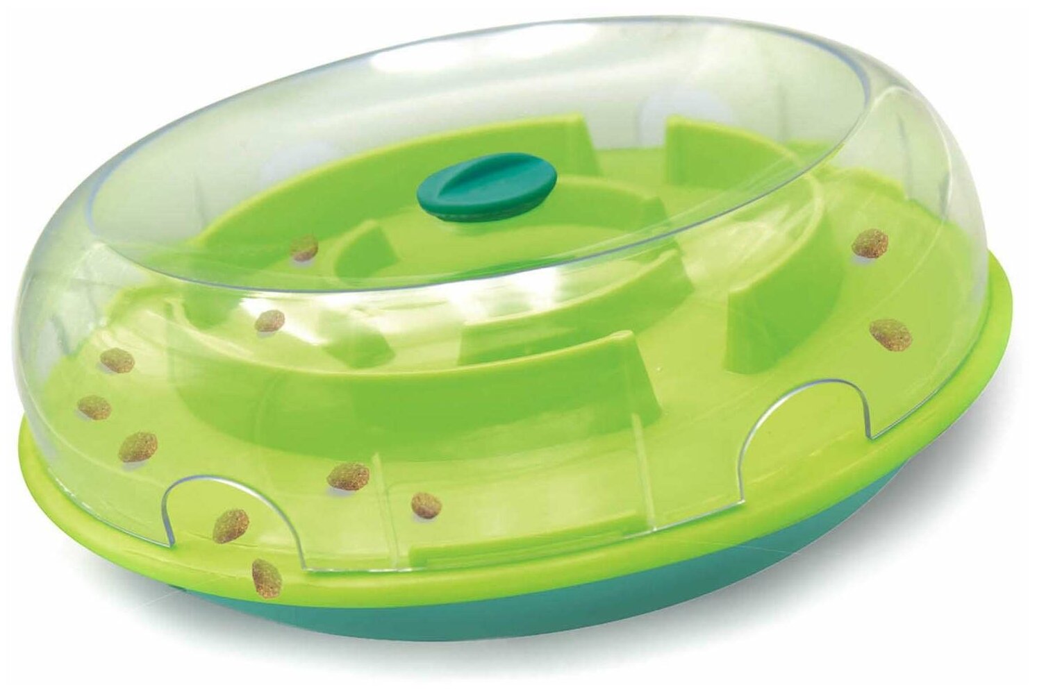 Игрушка для собак Petstages Миска-головоломка ОН Wobble Bowl раскачивающаяся для медленного поедания корма (0.5 кг) - фотография № 1