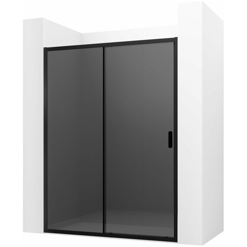 Душевая дверь Ambassador Forsa 1100x2000 (тонированное стекло) черный 17022217ABB