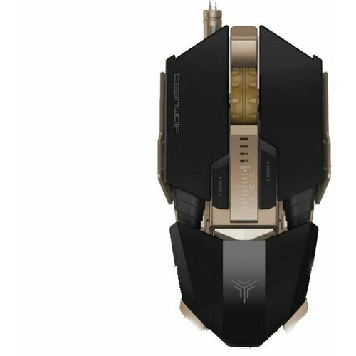 Компьютерная мышь USB Team Wolf Black 7 кнопок 8200 dpi с игровым чипом А3050 129900₽