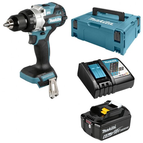 Дрель-шуруповерт аккумуляторная 130Нм LXT 18В аккумулятор 6Ач и зу Makita DHP486RG 3473000₽