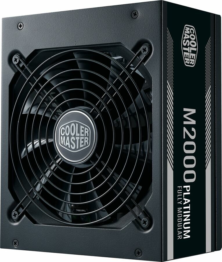 Блок питания Cooler Master ATX 2000W M2000 80+ platinum (24+8+4+4pin) APFC 135mm fan 12xSATA Cab Man