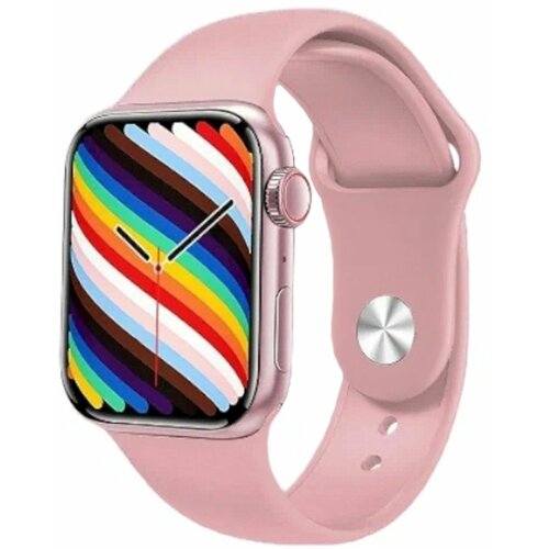 Умные Смарт-часы - Smart X8 Pro, с силиконовым ремешком, цвет розовый, 1 шт. смарт часы kieslect l13 lora pink