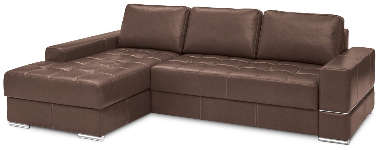 фото Диван с оттоманкой Матео Galaxy Brown