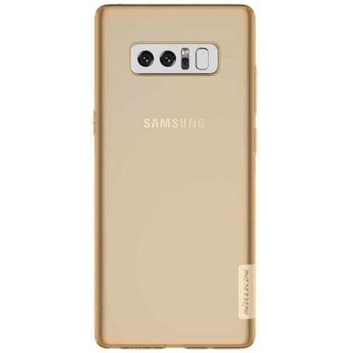 Накладка силиконовая Nillkin Nature TPU Case для Samsung Galaxy Note 8 N950 прозрачно-золотая