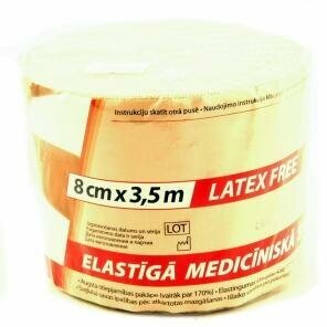Бинт Lauma (Лаума) эластичный с застежкой 8х350 см. ООО ЛСЭЗ ЛАУМА ФАБРИКС - фото №14