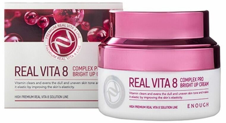 Питательный крем для лица с 8 витаминами ENOUGH Real Vita 8 Complex Pro Bright up Cream 50ml