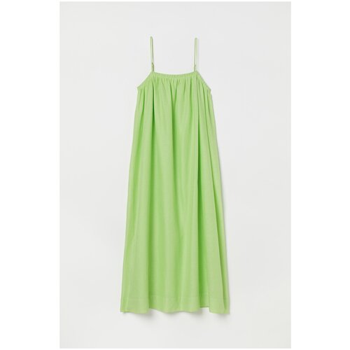 Платье H&M, в бельевом стиле, размер M, зеленый