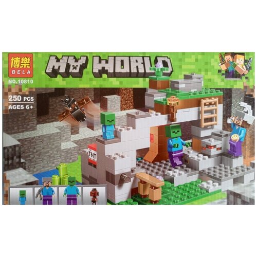 детский игровой конструктор my world minecraft майнкрафт атака зомби 63106 465 деталей Конструктор Лего Майнкрафт