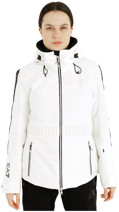 Куртка EMPORIO ARMANI Essential W, белый, черный