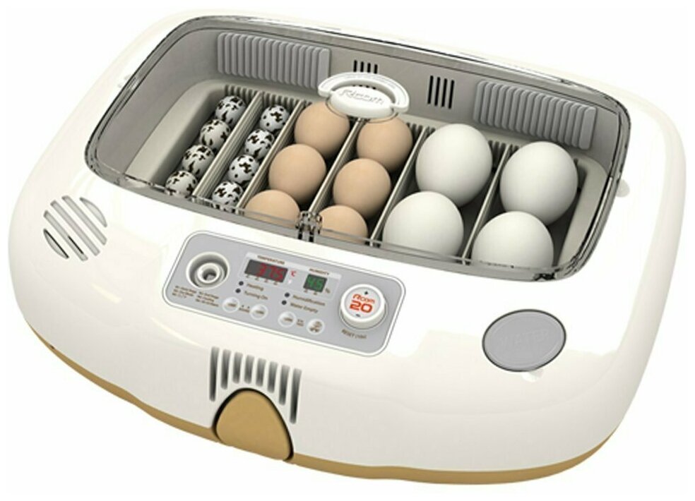 Инкубатор Rcom 20 DO MAX автоматический для яиц с овоскопом - фотография № 1