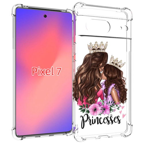 Чехол MyPads Принцессы женский для Google Pixel 7 задняя-панель-накладка-бампер