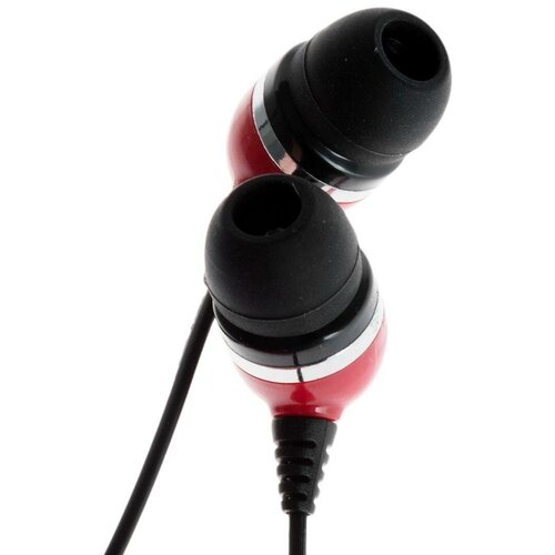 Наушники Intro RX-210, вкладыши, чёрно-красные