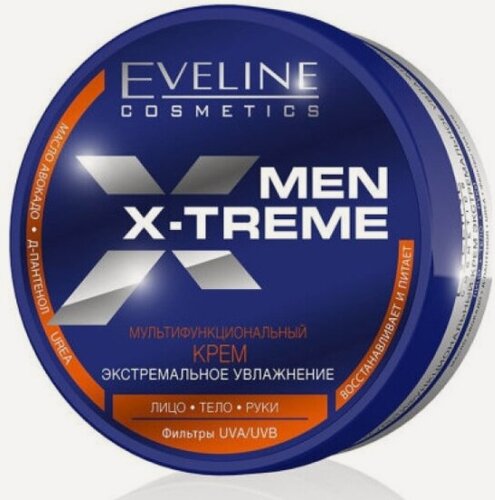 Изображение товара Мультифункциональный крем Eveline Men X-Treme Экстремальное увлажнение, 200 мл