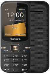 Телефон teXet TM-216, черный