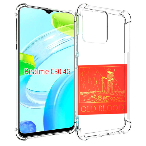 Чехол MyPads Old Blood Boulevard Depo для Realme C30 4G / Narzo 50i Prime задняя-панель-накладка-бампер