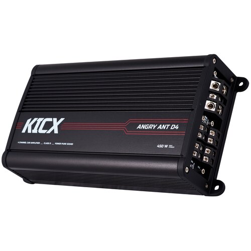 Автомобильный усилитель 4 канала KICX ANGRY ANT D4