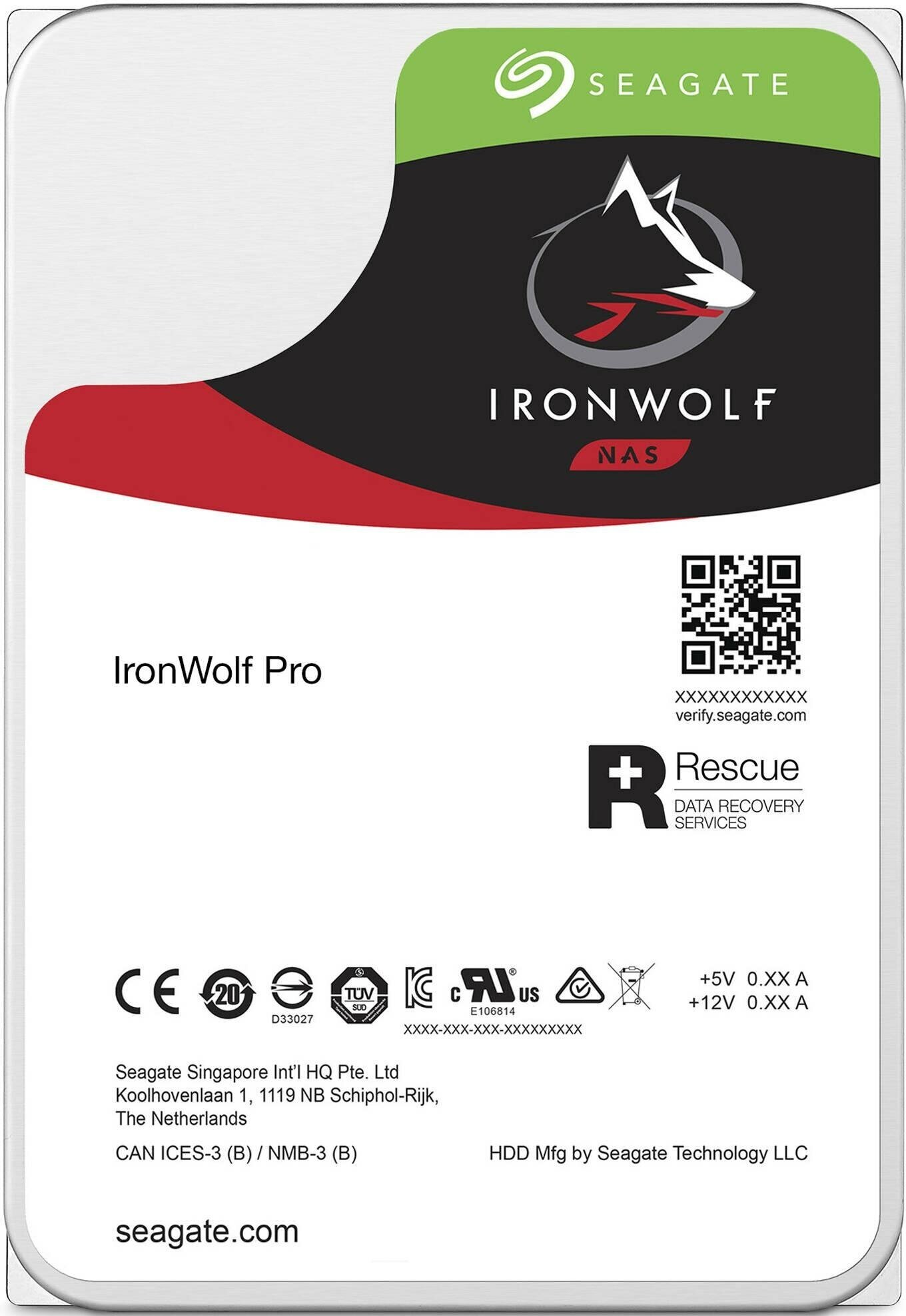 Жесткий диск 12TB SATA 6Gb/s Seagate 3.5" IronWolf Pro NAS 7200rpm 256MB - фото №3