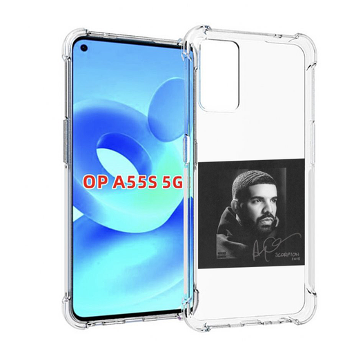 чехол mypads drake takeover для oppo a55s задняя панель накладка бампер Чехол MyPads Drake - Scorpion для OPPO A55s задняя-панель-накладка-бампер