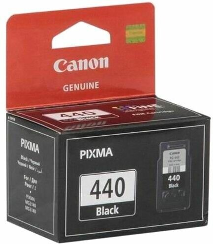Картридж Canon PG-440 5219B001 для PIXMA MG2140/MG3140/MG4140 Черный. 180 страниц.