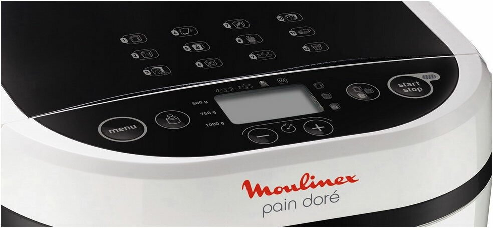 Хлебопечка Moulinex Fast & Delicious OW210A30, белый