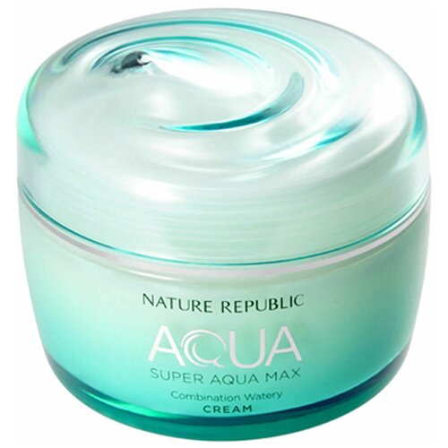 Nature Republic Super Aqua Max Combination Watery Cream Увлажняющий крем для комбинированной кожи лица, 80 мл