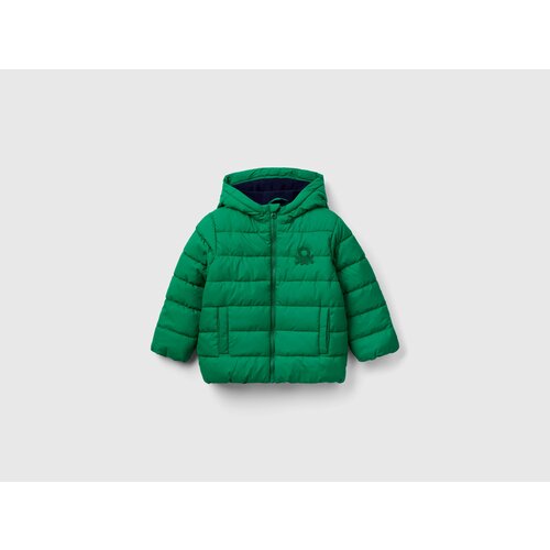 Куртка UNITED COLORS OF BENETTON для мальчиков, размер 82 (1Y), зеленый