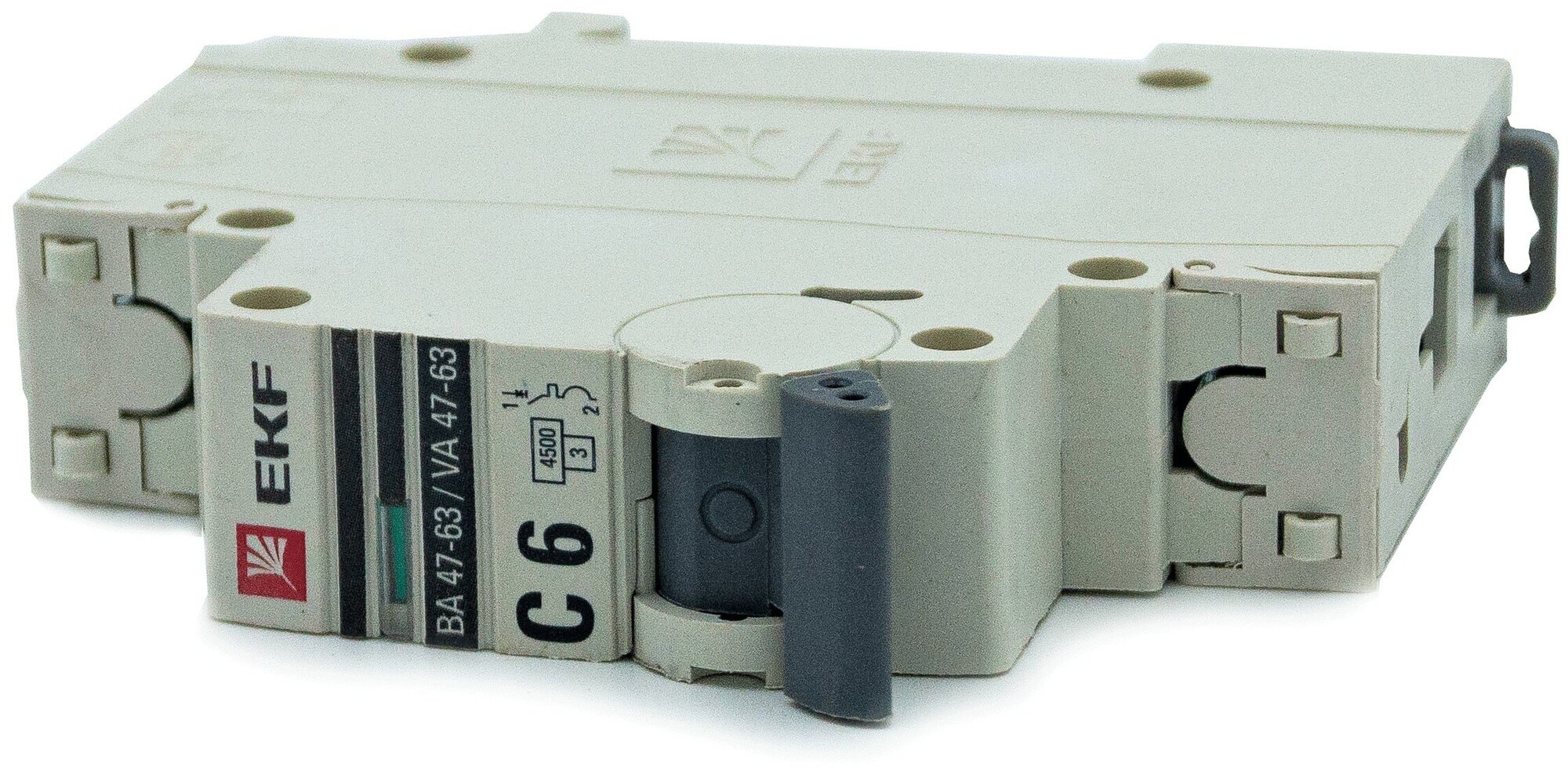 Автоматический выключатель 1P 6А (C) 4,5kA ВА 47-63, EKF PROxima - фотография № 7