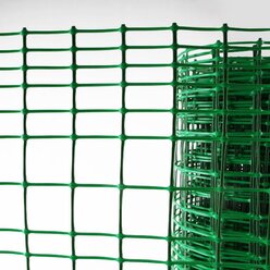 Сетка садовая для палисадника ФД-45 высотой 50см и длиной 5м с переменным размером ячеек , зеленый-хаки
